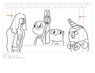 Dialog
H09 : Dog me, bro.
EPG : Myeh one dog please.
 