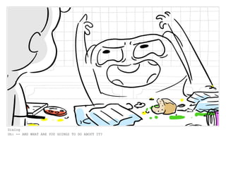 Dialog
Oh: -- AND WHAT ARE YOU GOINGS TO DO ABOUT IT?
 