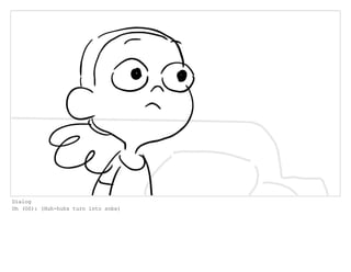 Dialog
Oh (OS): (Huh-huhs turn into sobs)
 