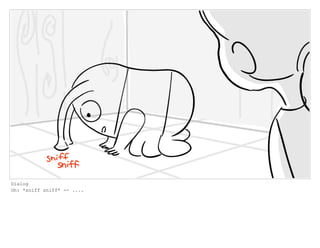 Dialog
Oh: *sniff sniff* -- ....
 