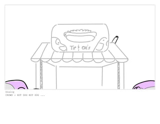 Dialog
CROWD : HOT DOG HOT DOG ...
 