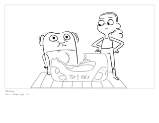 Dialog
Oh: (chewing) ^v
 