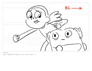 Dialog
Tip: (awkward laugh at her own joke) ^v
 