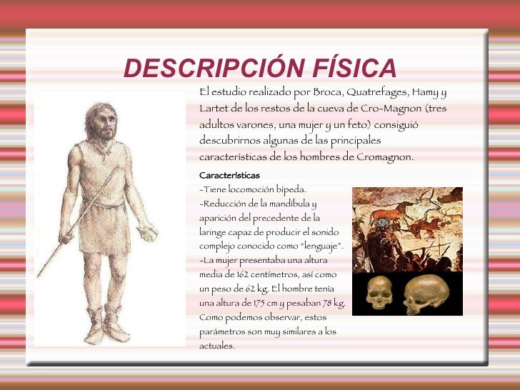 El hombre de Cromagnon El hombre de Cromagnon