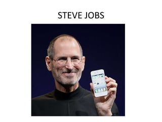 STEVE JOBS
 