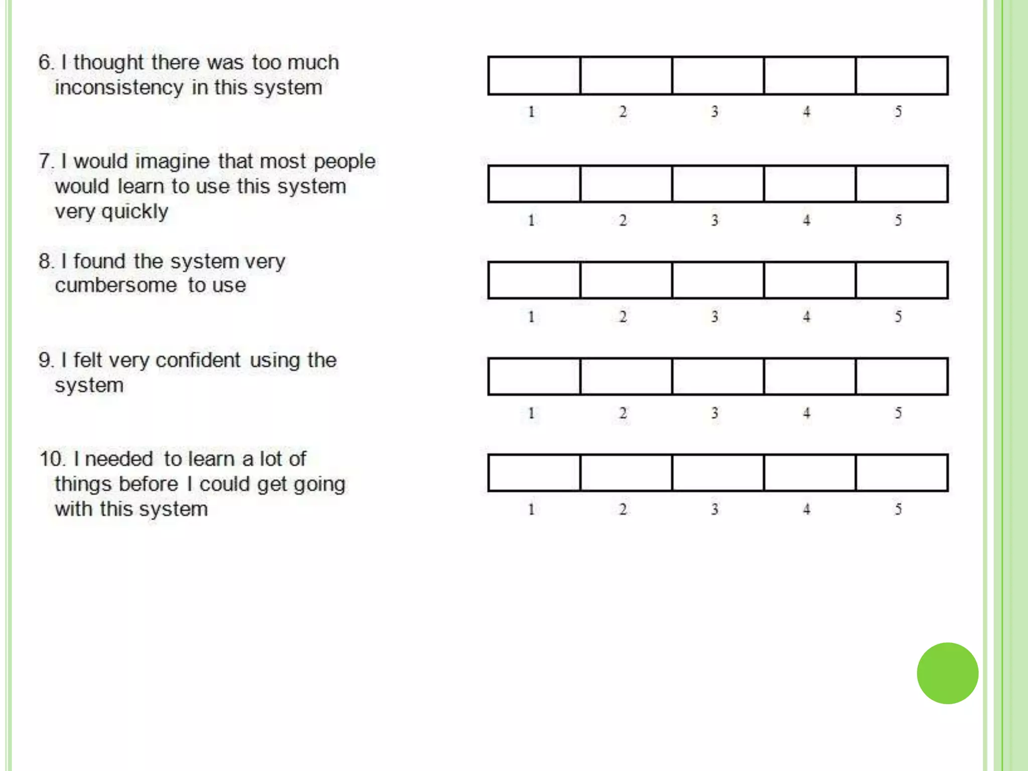 Predefined problem criteriaUser articulates a goal & cannot succeed in attaining it within 2 minutesUser explicitly gives upUser articulates a goal and has to try three or more actions to find a solutionUser produces a result different from the task givenUser expresses surpriseUser expresses some negative affect or says something is a problemUser makes a design suggestion