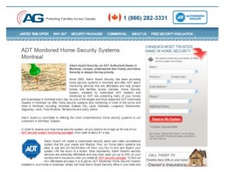 Home alarm systems montreal