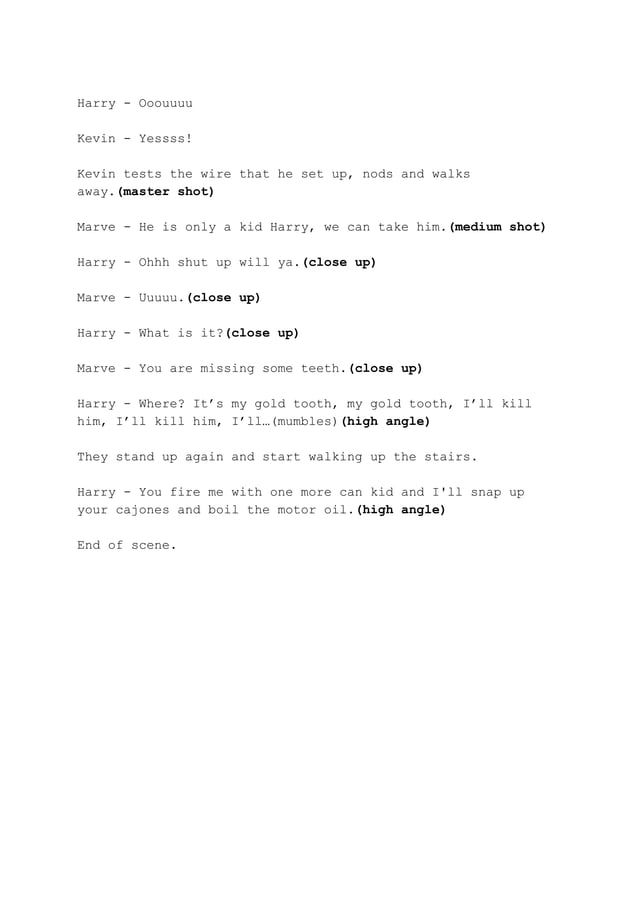 Home alone script PDF