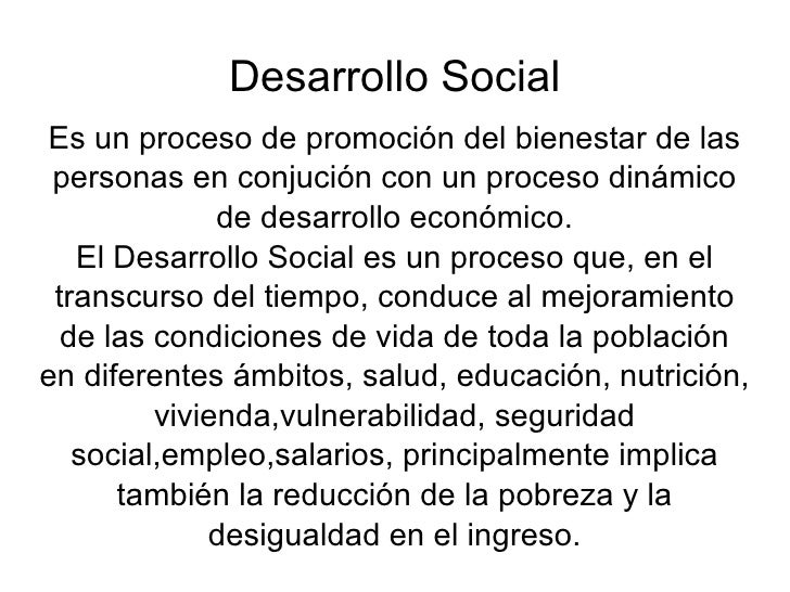 Desarrollo Social