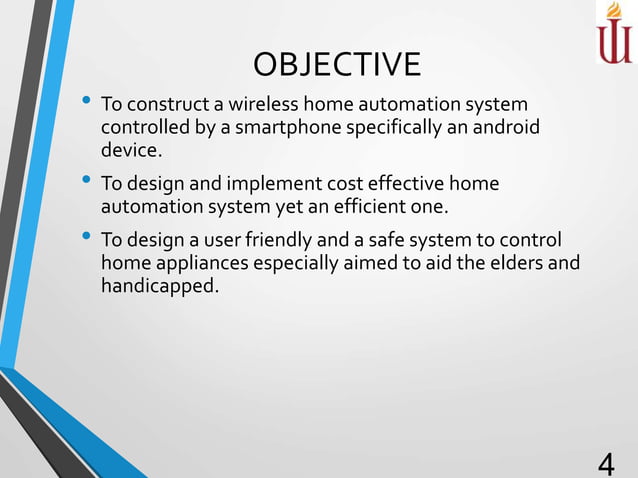 Home automation using arduino | PPT