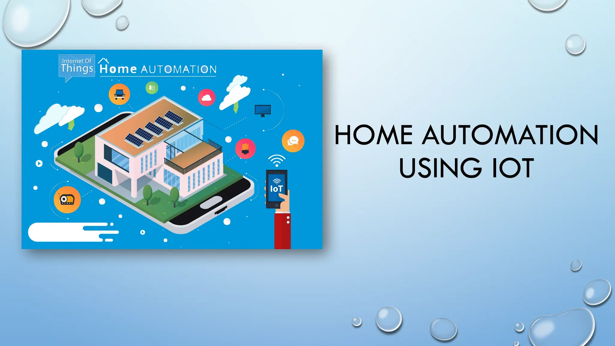 HOME AUTOMATION
USING IOT
 