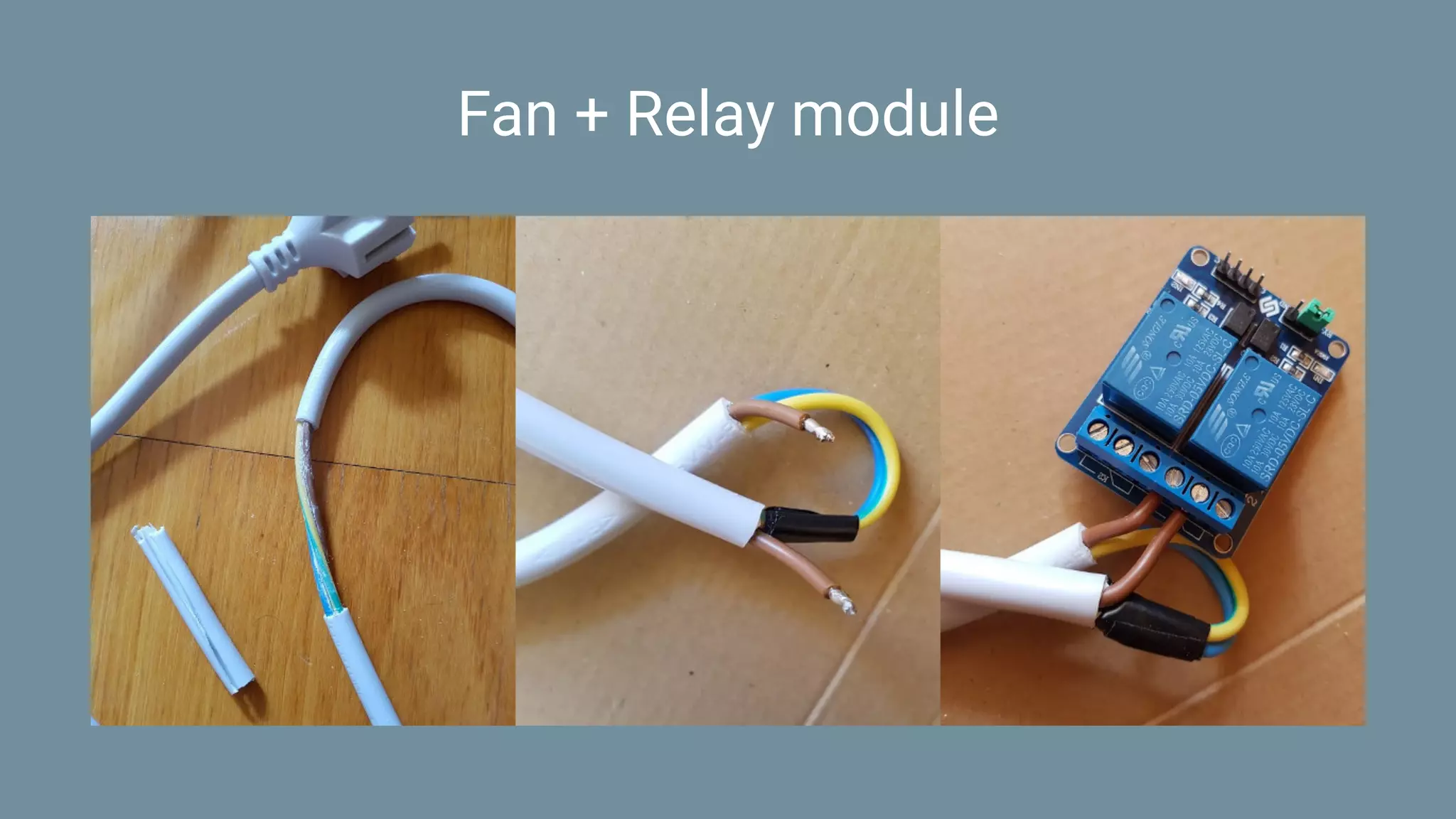 Fan + Relay module
 