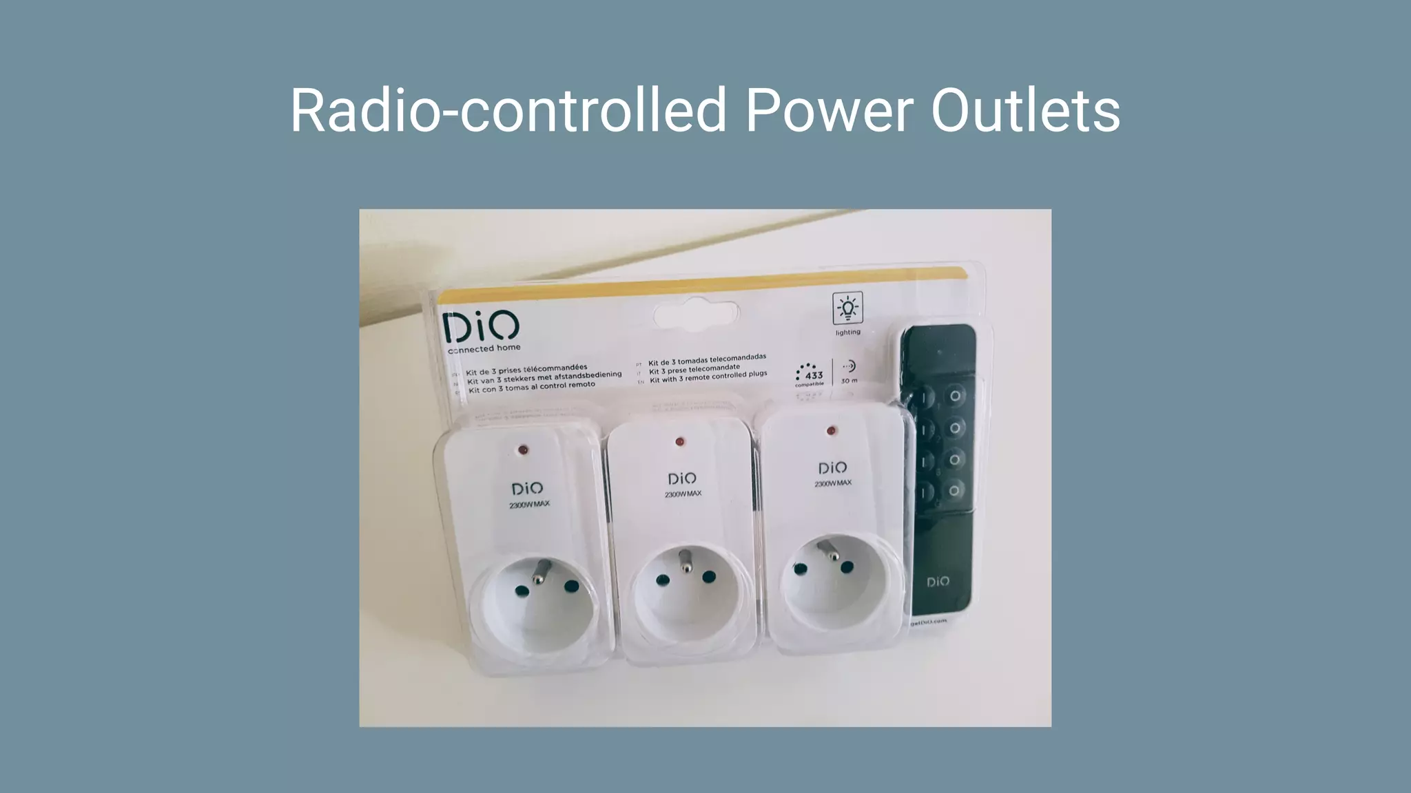 Radio-controlled Power Outlets
 