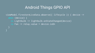 Home Automation with Android Things and the Google Assistant