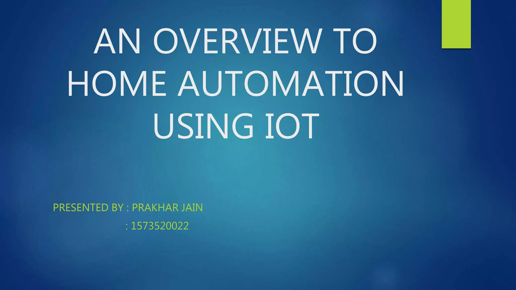 Home automation based iot | PPTX | Internet | Computing
