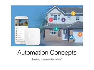 Automation Concepts
Moving towards the “what”
 