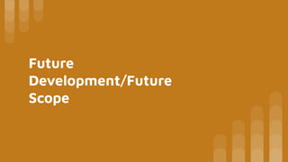 Future
Development/Future
Scope
 