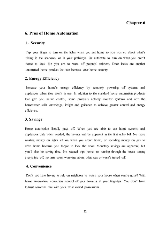 PROJECT REPORT ON Home automation using by Bluetooth