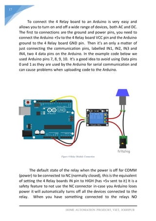 Home automation with arduino | PDF