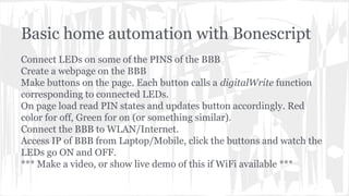 Home automation with javascript | PPT
