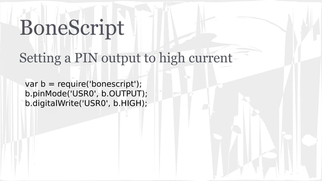 Home automation with javascript | PPT
