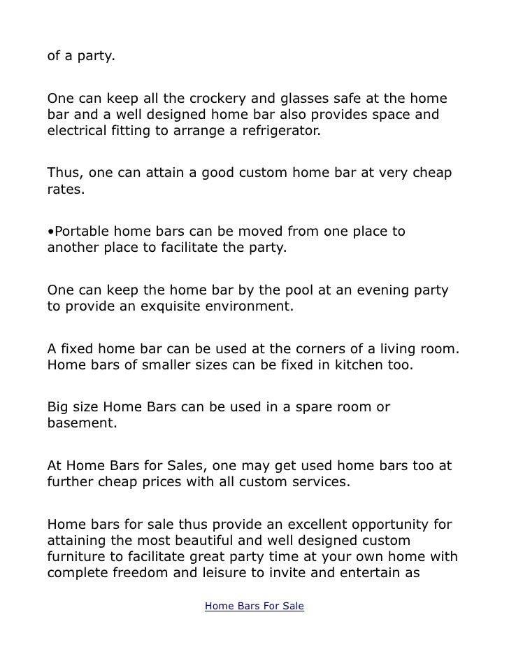 Home Bars For Sale A Style Statement