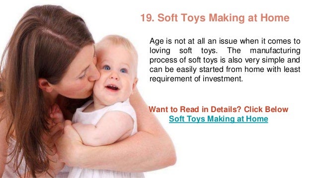 soft toys making business at home