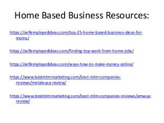 Home Based Business Ideas For Moms