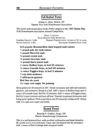 Homebrew Favorites