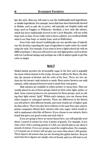 Homebrew Favorites