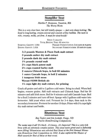 Homebrew Favorites