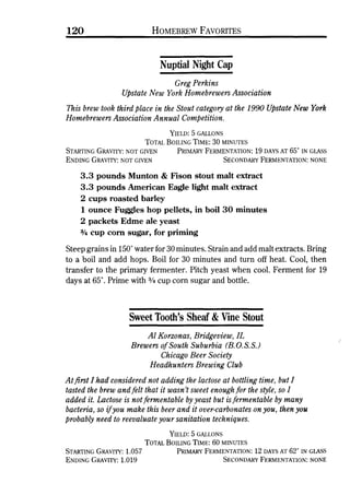 Homebrew Favorites