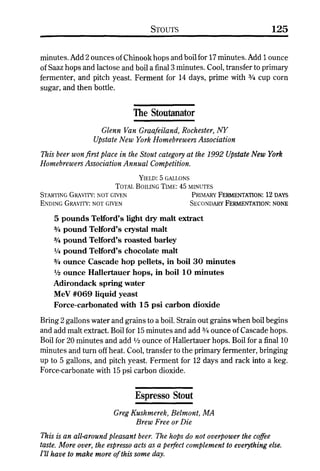 Homebrew Favorites