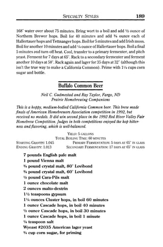 Homebrew Favorites