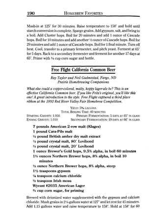 Homebrew Favorites