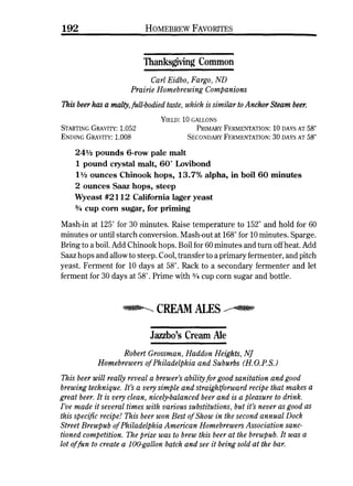 Homebrew Favorites