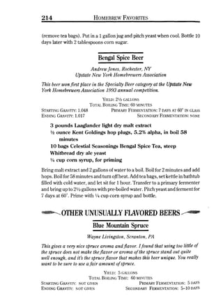 Homebrew Favorites