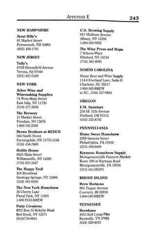 Homebrew Favorites