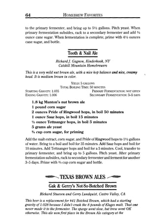 Homebrew Favorites