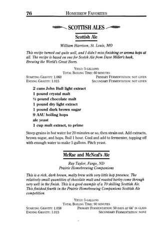 Homebrew Favorites