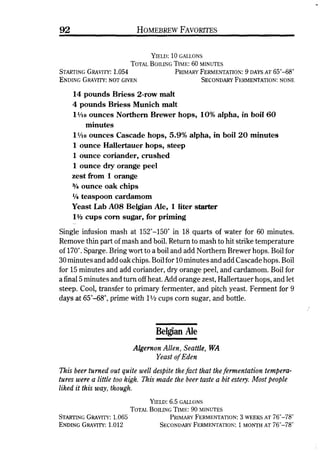 Homebrew Favorites