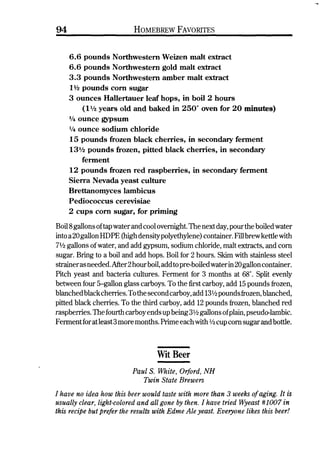 Homebrew Favorites