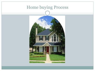 Home buying Process
 