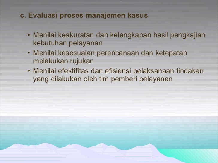 Pelaksanaan Home Care Pada Lansia