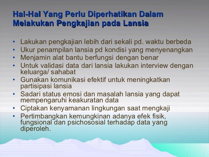 Pengertian Home Care Lansia