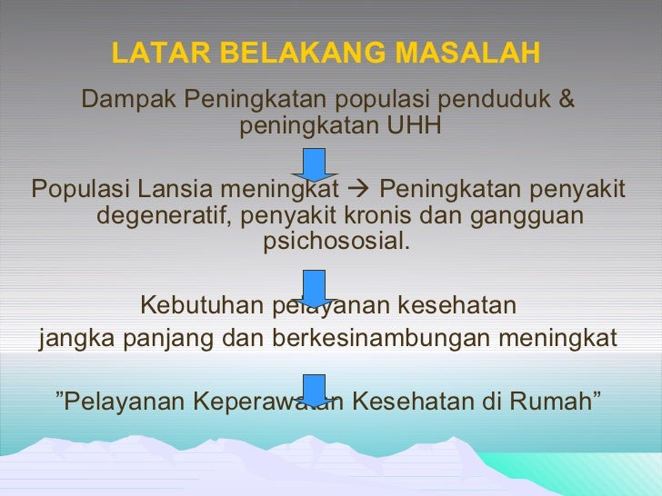 Home Care Lansia Ppt