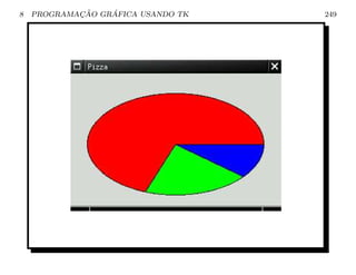 8           ¸˜    ´
    PROGRAMACAO GRAFICA USANDO TK   249
 