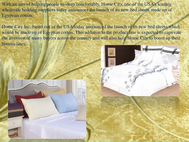 home city inc., one of the usa's foremost wholesale bedding suppliers… home city inc., one of the usa's foremost wholesale bedding suppliers…
