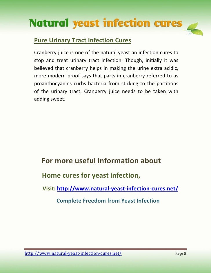 Natural Urine Infection Cures Natural Urine Infection Cures