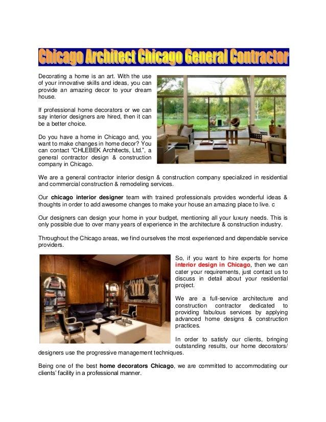 home decorators interior design in chicago